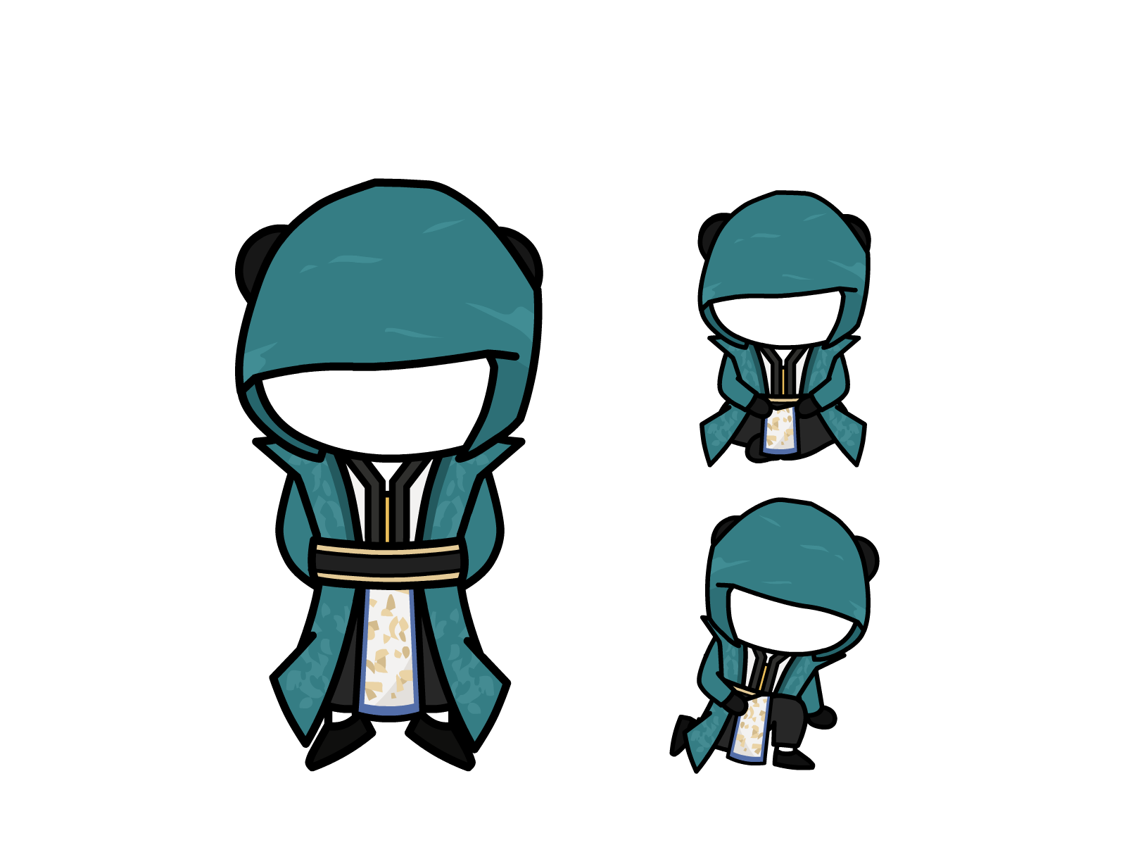 人物图-玄幻修仙-多动作-男8