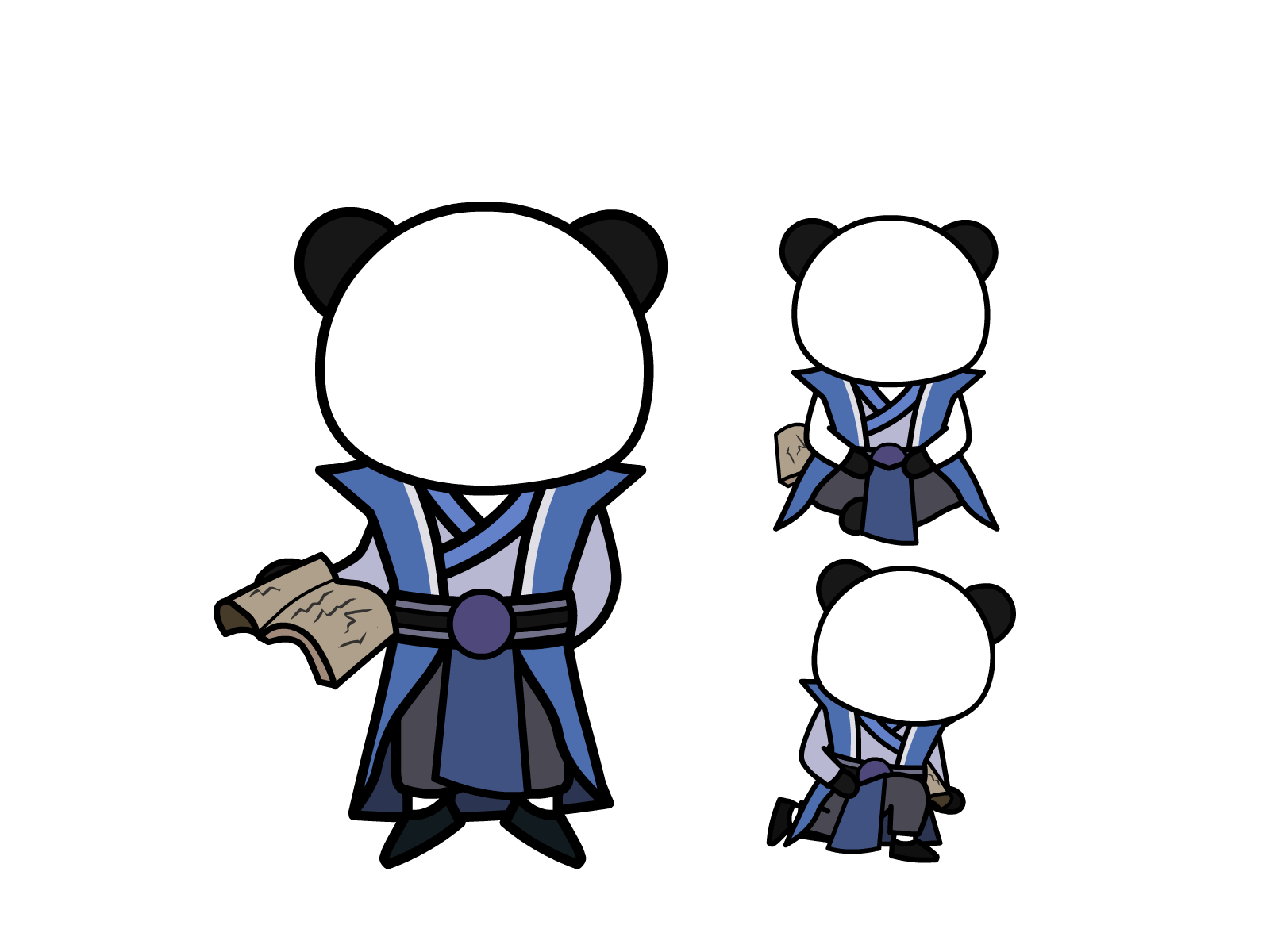 人物图-玄幻修仙-多动作-男9