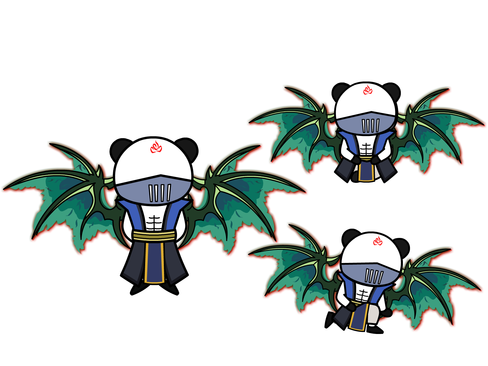 人物图-玄幻修仙-多动作-男2