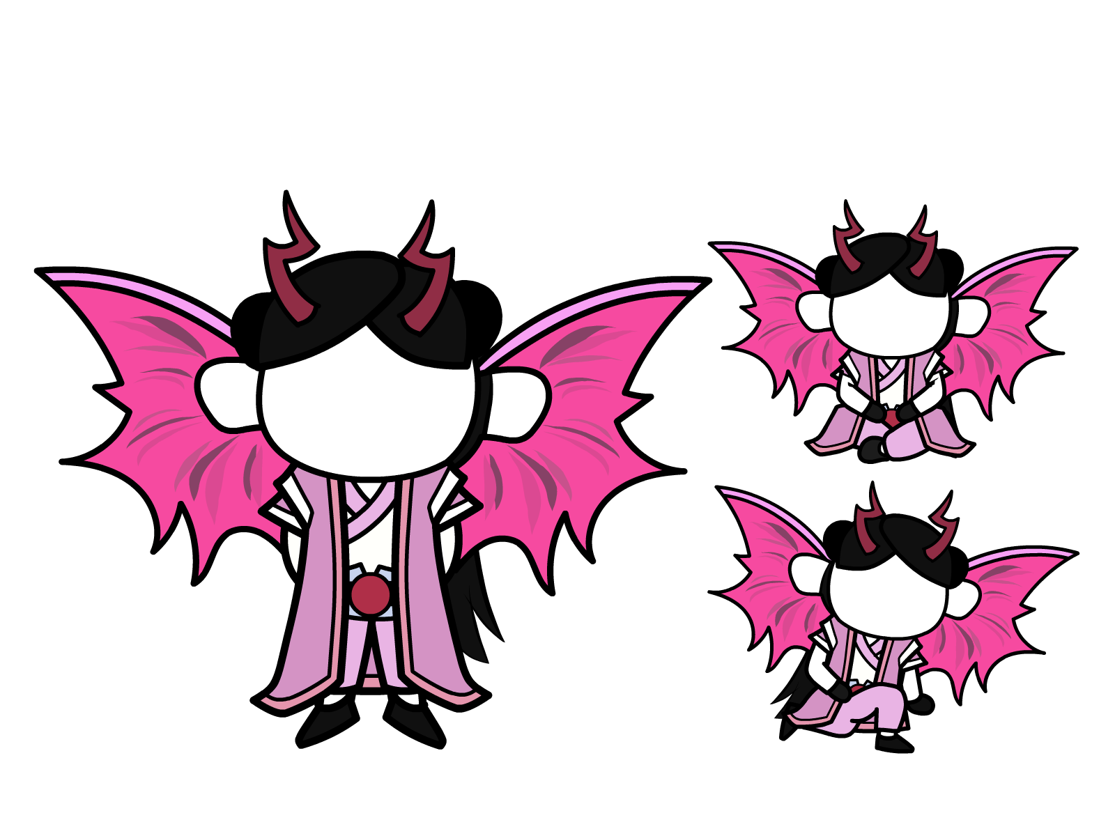 人物图-玄幻修仙-多动作-女1