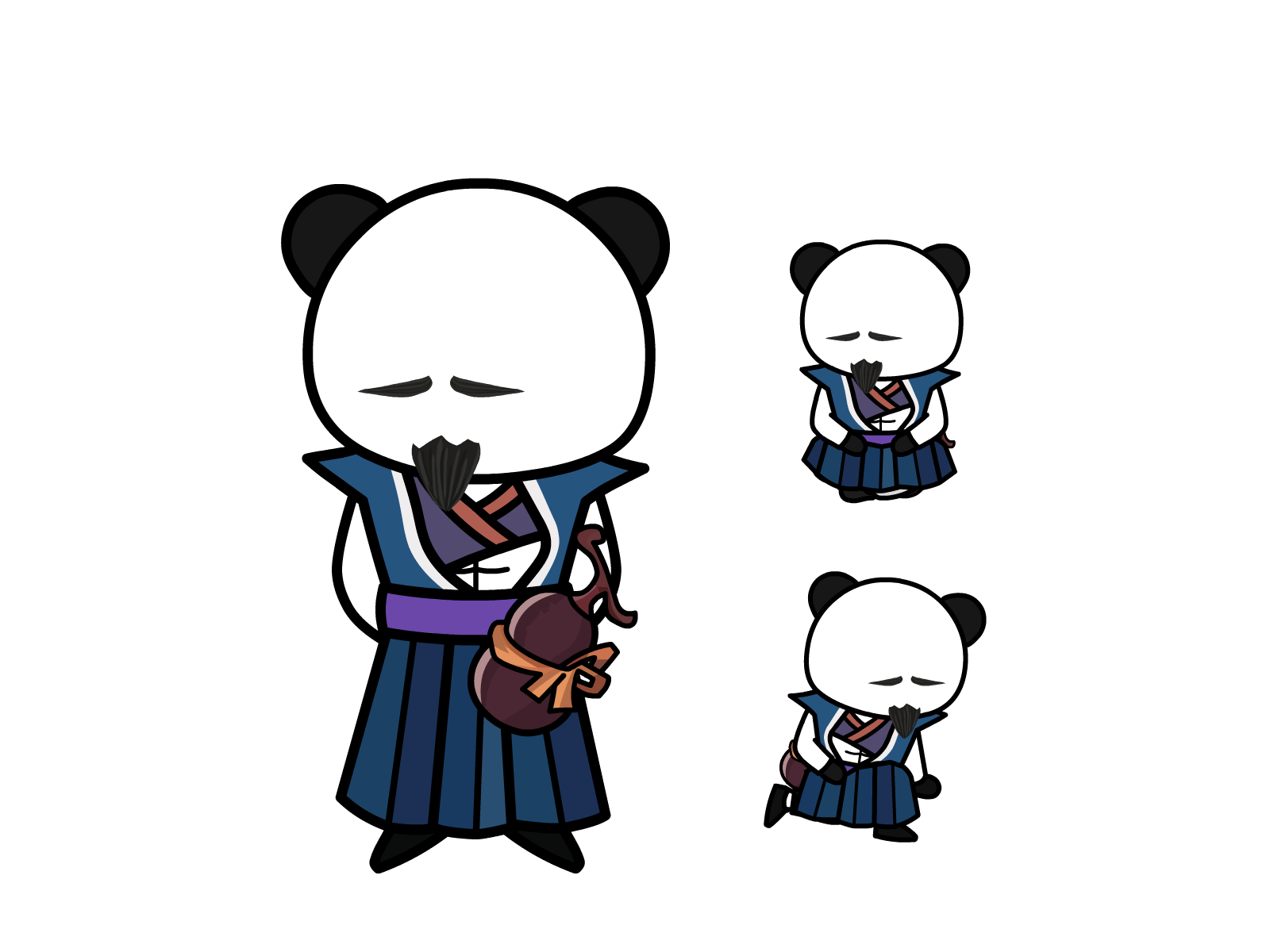 人物图-玄幻修仙-多动作-男1