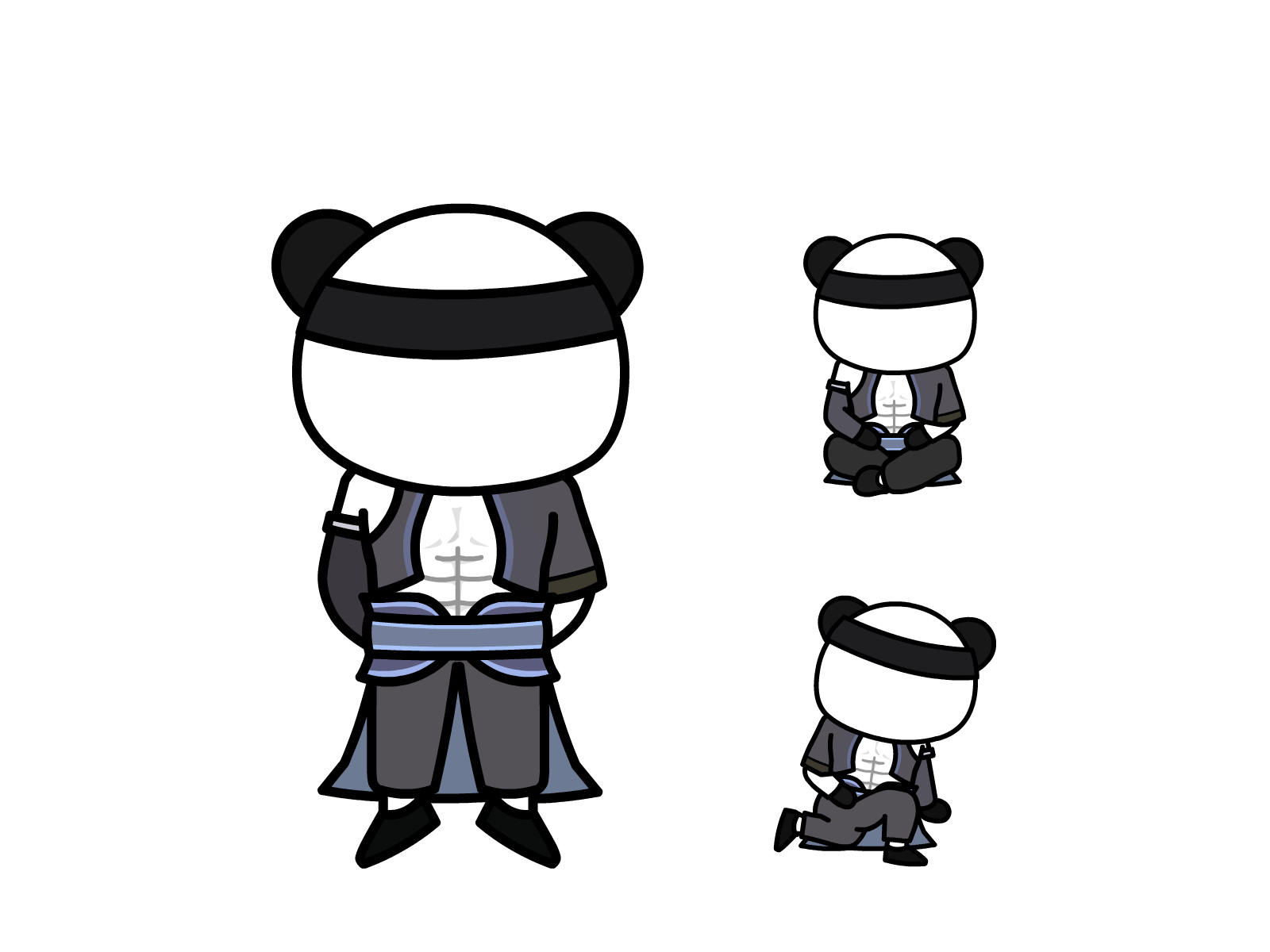 人物图-玄幻修仙-多动作-男8