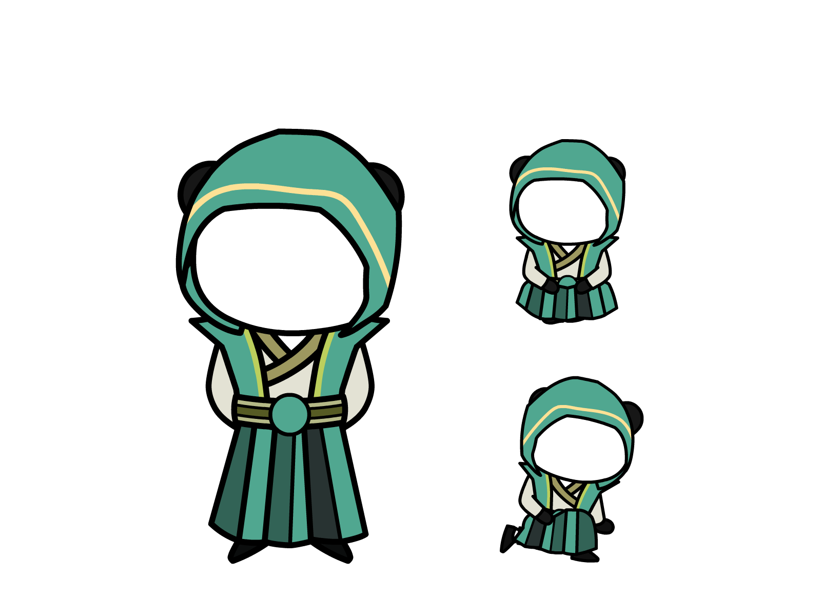 人物图-玄幻修仙-多动作-男5