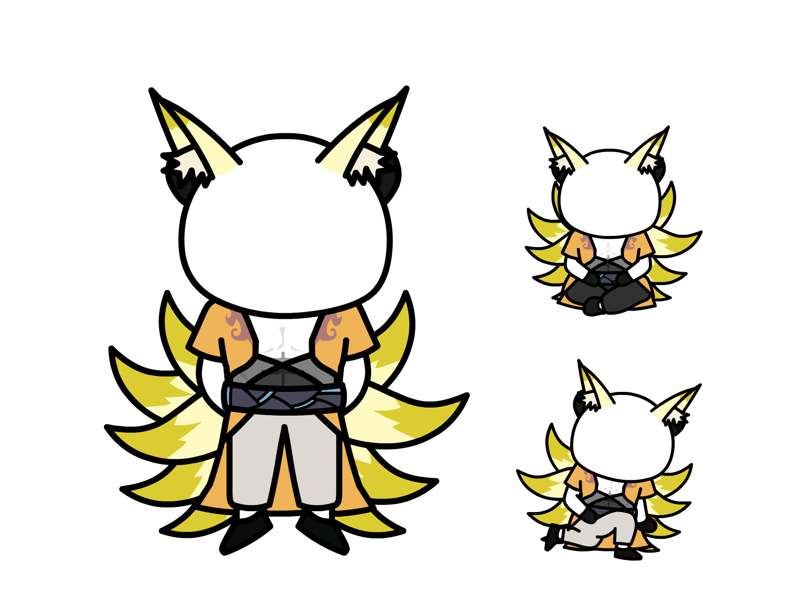 人物图-玄幻修仙-多动作-男6